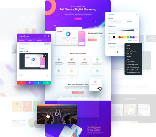 Build or Customize Divi themes