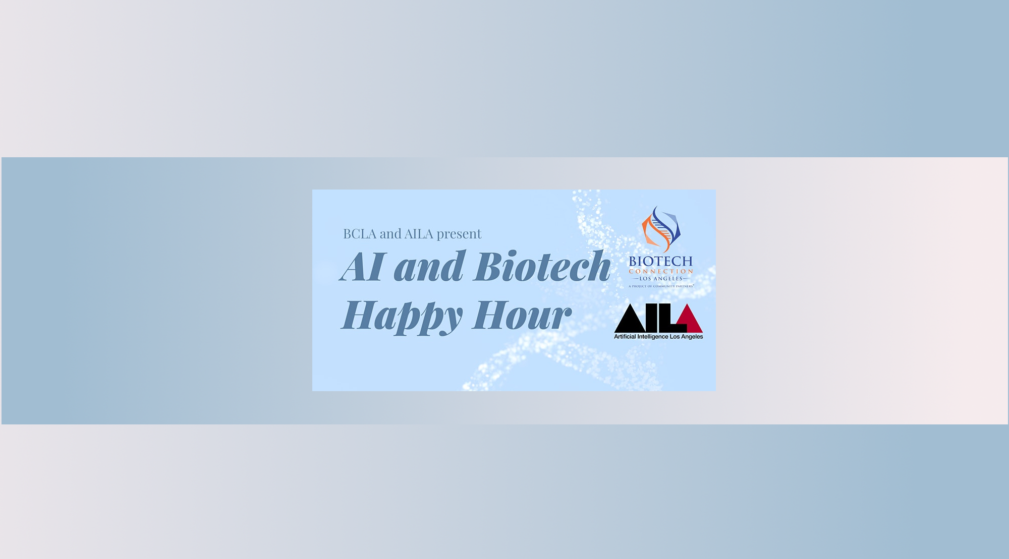 AI and Biotech Happy Hour
