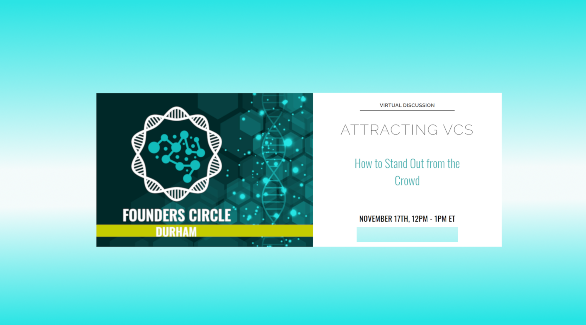 Founders Circle: Attracting VCs: How to Stand Out from the Crowd