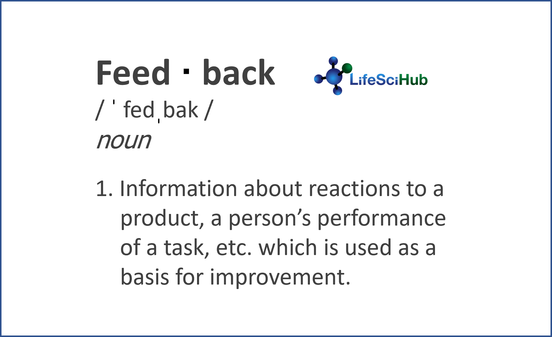 LifeSciHub Collects Feedback- on Expert Providers AND Hiring Entities