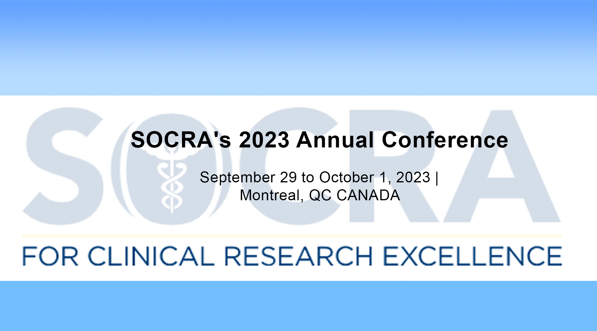 SOCRA's 2023 Annual Conference